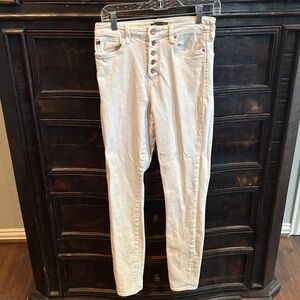 Dear John High Rise Cream Jeans